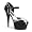 Black-White Satin/Black