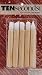 Metal Embossing Large Eraser Set 5/Pkg-Point, Chisel, Foot, Angle, Round