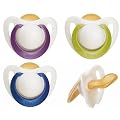 NUK 10172046 - Latex Beruhigungssauger (Schnuller) Genius, extra soft, naturgeformt, Gr. 2 (6-18 Monate), 1 St�ck, Farbe nicht frei w�hlbar