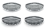 Produkt-Bild: L&uuml;ftungsgitter Set, 4teilig, passend f&uuml;r Ford Focus MK1 96-03. Ausf&uuml;hrung: Chrom.