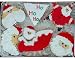 Hand Decorated Santa Sugar Cookie Gift Tin