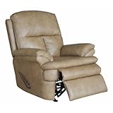 IMAGE OF Dallas Leather Rocker Recliner Leather: Beige