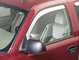 Putco 480015 Element Chrome Window Visor - Set of 2