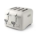 De'Longhi Classic CT04E 4-Slice Toaster, Cream
