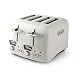 De'Longhi CT04E Toaster, 4 Slice (Cream)