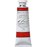 M. Graham Artist Oil Paint Cadmium Red Light 1.25oz/37ml Tube