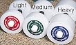 Aquatic Exercise Dumbells/Hand Bars - One Pair - Medium - Disc Size 2.5" Wide