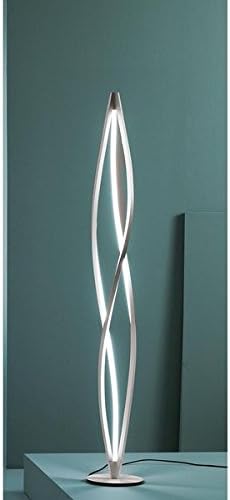 3 Lights Twist White Aluminum LED Table Lamp Aluminum Finish