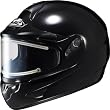 HJC Solid with Electric Shield Men's CL-16SN Winter Sport Snowmobile Helmet - Black