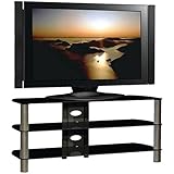 TechCraft BEL501B Wide Home Theater Stand (Black)