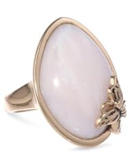 Barse "Wildlife" Pink Opal Butterfly Ring