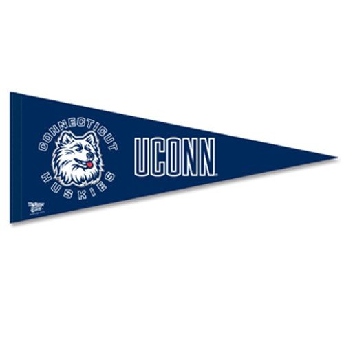Connecticut Huskies (UConn) Navy Felt Pennant