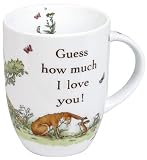 Konitz 12-Ounce Guess How Much I Love You Mugs, Giftboxed, Set of 4