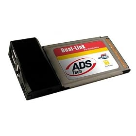 ADS Dual Link Cardbus Card (DLX-181) by ADS Tech