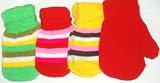 Mglv094 Set of Four Multicolor One Size Magic Mittens for Infants Ages 3-12 Months