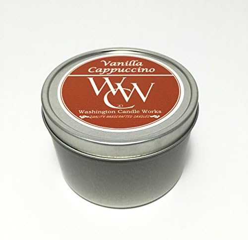 Vanilla Cappuccino - Hand Poured 8oz - Scented Soy Candle - Handmade Candle - Vanilla Cappuccino Scented - Holiday Soy Candle