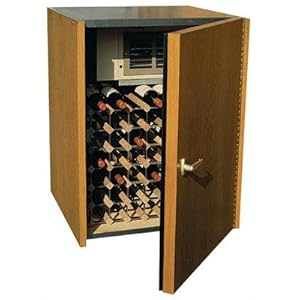 Vinotemp 114 Single Door Oak Wine Cooler Wood Finish: Golden Oak Vinotemp 114 Single Door Oak Wine Cooler Wood Finish: Golden Oak
