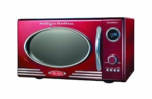 Nostalgia Electrics Rmo-400red Retro Series 9 Cf Microwave Oven Red by The Helman Group