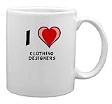 I Love Clothing Designers Mug
