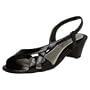 Easy Street Women's Medina Sandal,Black,10 M US