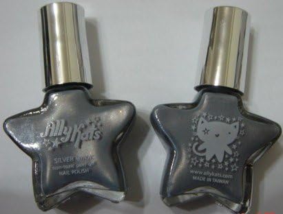 Water-based Nontoxic Peel-Off Sparkle Nail Polish (Pack of 2) FREE SHIP