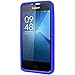 HR Wireless Silicone Case for Coolpad Rogue - Retail Packaging - Blue