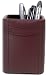 Chocolate Brown Leather Pencil Cup