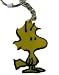 Peanuts Snoopy character keyring / zipper pull - Woodstock metal keychain