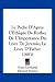 Le Peche D'Apres L'Ethique de Rothe; de L'Importance Du Livre de Jeremie; Le Livre D'Esther (1893)