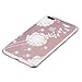 iPhone 8 Plus Case, iPhone 7 Plus Case, 3Cworld Ultra Thin Clear Art Pattern Crystal Gel TPU Rubber Flexible Slim Skin Soft Case for iPhone 7 Plus/iPhone 8 Plus (Dandelion/Bird Flying-White)