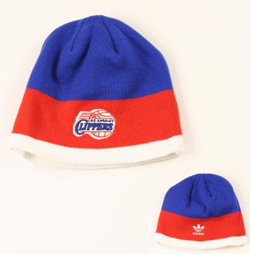 Los Angeles Clippers Tri-Color Striped Knit Beanie