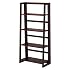 Dolce 4-Shelf Folding Bookcase - Dark Walnut $55