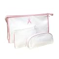 Pink Ribbon 3-pc. Terry Cloth Bag Set