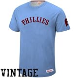 Mitchell & Ness Philadelphia Phillies Light Blue 1940 Throwback Vintage T-shirt