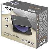 Asus SDR-08B1-U External DVD-Reader - Retail Pack - Black. DVD-R 8X USB 2.0 BLK SLIM DVD. DVD-ROM Support - 8x Read/ - Dual-Layer Media Support - USB 2.0