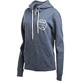 IMAGE OF Lifetime Logo Icon Full-Zip Hoody - Women's Heather Navy, S