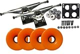 LONGBOARD Skateboard TRUCKS WHEELS Package 76mm ORANGE