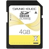 Dane-Elec High Speed 4 GB SD Class 6 Flash Memory Card DA-SD6-04G-C