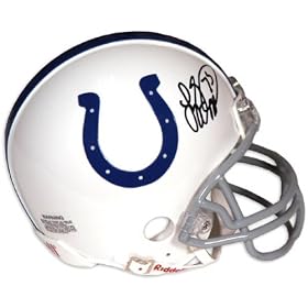 Larry Tripplett Indianapolis Colts Autographed Mini Helmet