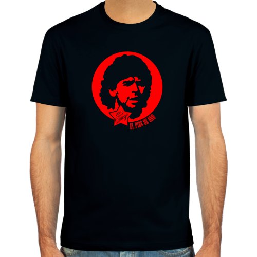 T-Shirt Diego Maradona ::: Farbauswahl: schwarz, oliv oder navy ::: Größen: S-XL ::: Fußball-Kult