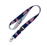 MLB Minnesota Twins Two-Tone Lanyard with Detachable Buckle