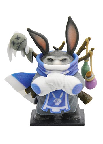 3D Printed "Baum! Ya" from Cross Hares Board Game - Full Color Sandstone Warrior Rabbit Figurine - Large