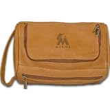 MLB Miami Marlins Tan Leather Deluxe Shave Kit
