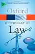 Image of A Dictionary of Law (Oxford Paperback Reference)