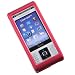 Crystal Hard Red Rubberized Cover Case for Sony Ericsson C905 AT&T [WCP284]