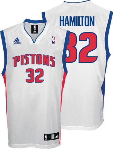 Richard Hamilton Youth Jersey: adidas White Replica #32 Detroit Pistons Jersey