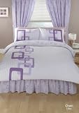 Chain Lilac Single Bumper duvet set