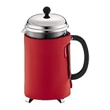 Bodum Nero Thermal Neoprene 12-Cup French Press Coffee Coat, Red