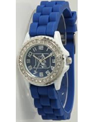 Officially Licensed Two Toned Blue & White Womens Silicone College Watch - Duke Blue Devils