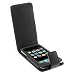 GTMax Permium Durable Leather Flip Carrying Case - Black for Apple iPod touch 8GB 32GB 64G 3rd 3G Generation